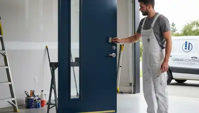 Professional door painting and refinishing in San Mateo, CA for durable, weather-resistant finishes