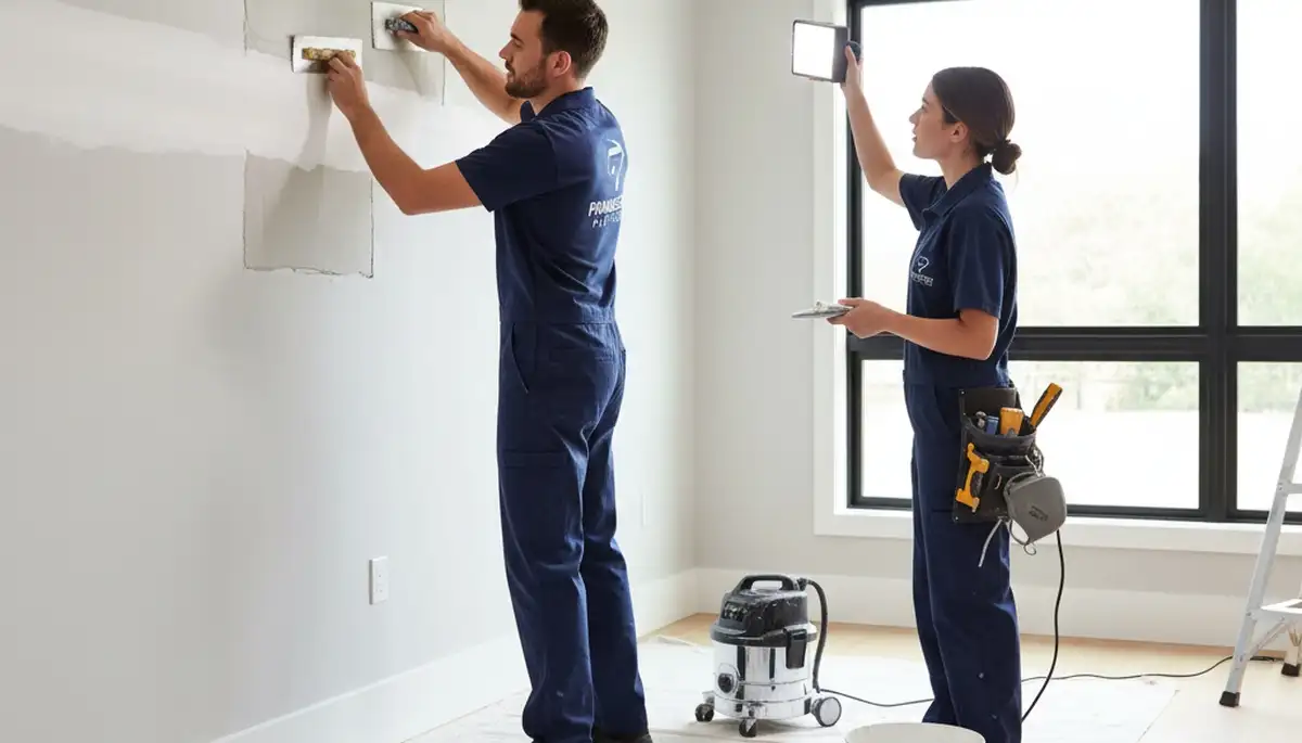 Professional drywall repair and wall restoration in San Mateo, CA home interior