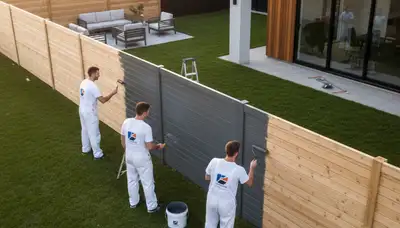 Professional fence painting in San Mateo, CA with durable finishes for coastal homes