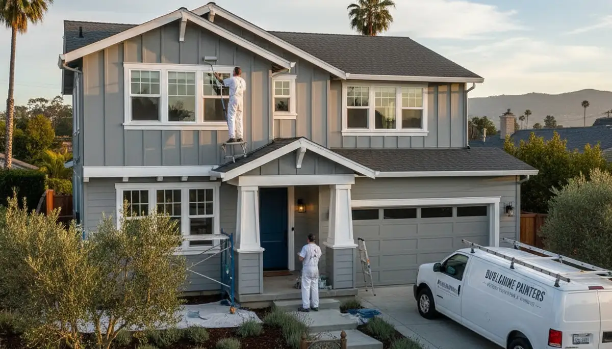 Professional house painters in San Mateo CA providing expert home exterior painting services