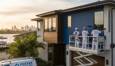 House painting team serving San Mateo, CA for exterior and interior residential painting services