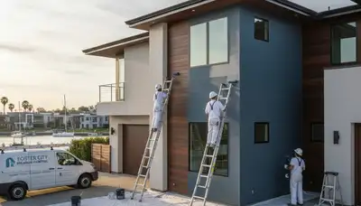House painting team serving San Mateo, CA with professional exterior and interior painting services
