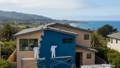 House painting service in San Mateo, CA for residential exterior and interior painting projects