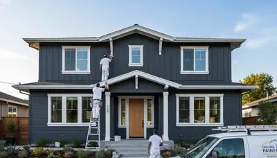 House painting service in San Mateo, CA for interior and exterior home painting projects