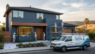 House painters serving San Mateo, CA for residential interior and exterior painting services