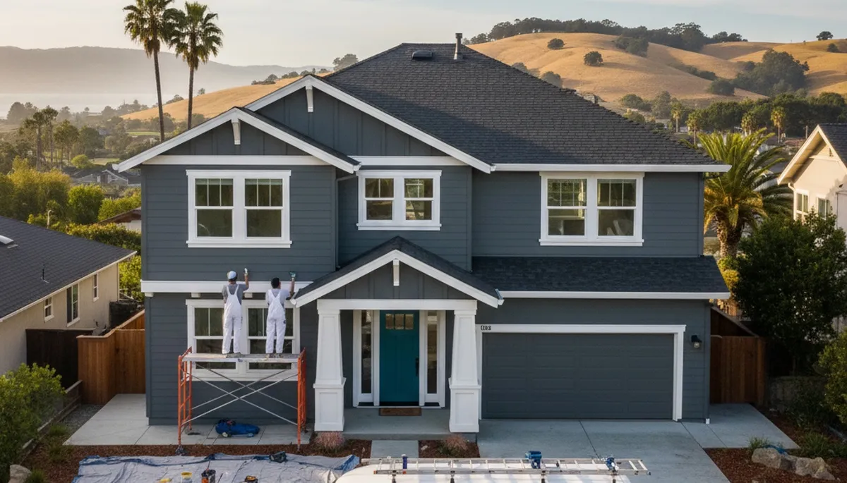 House painters in San Mateo, CA providing professional residential painting services