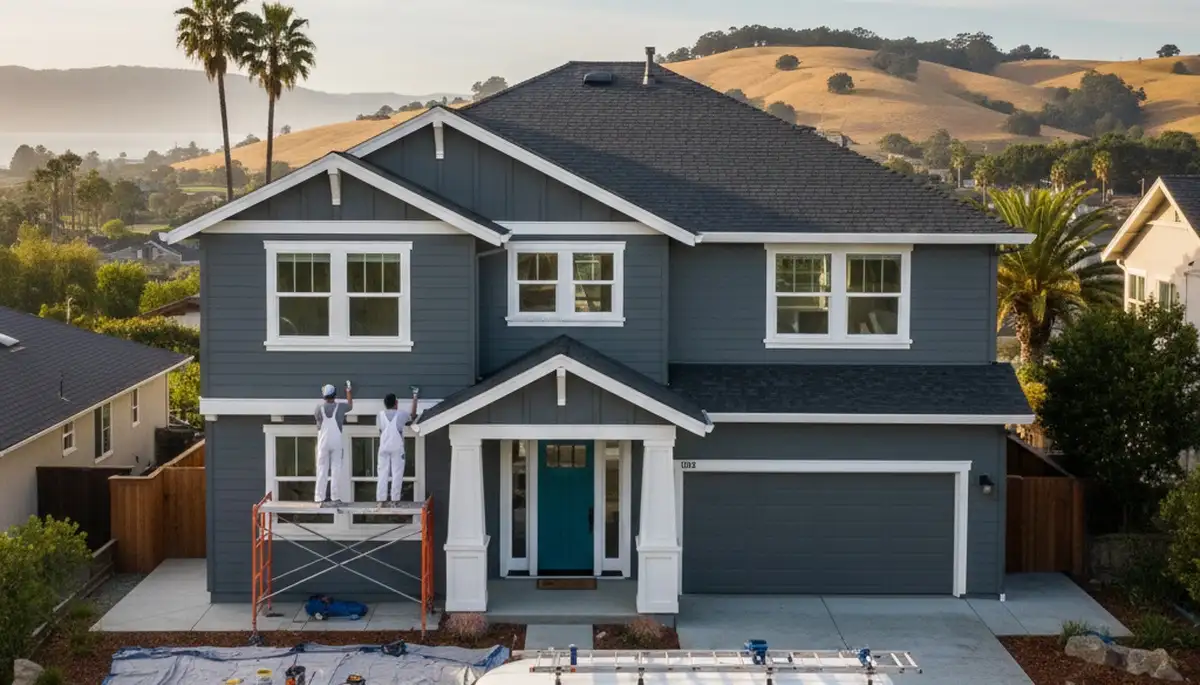 House painters in San Mateo, CA providing professional residential painting services