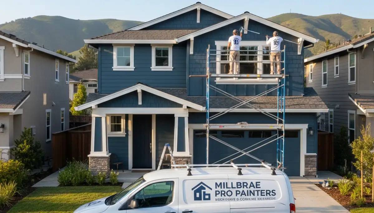 Professional house painting service in San Mateo, CA enhancing home exteriors with quality finishes