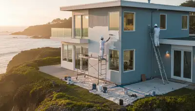 House painting team serving San Mateo, CA for residential interior and exterior painting services