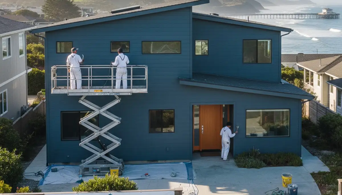 Professional house painting service in San Mateo, CA for residential exterior and interior projects