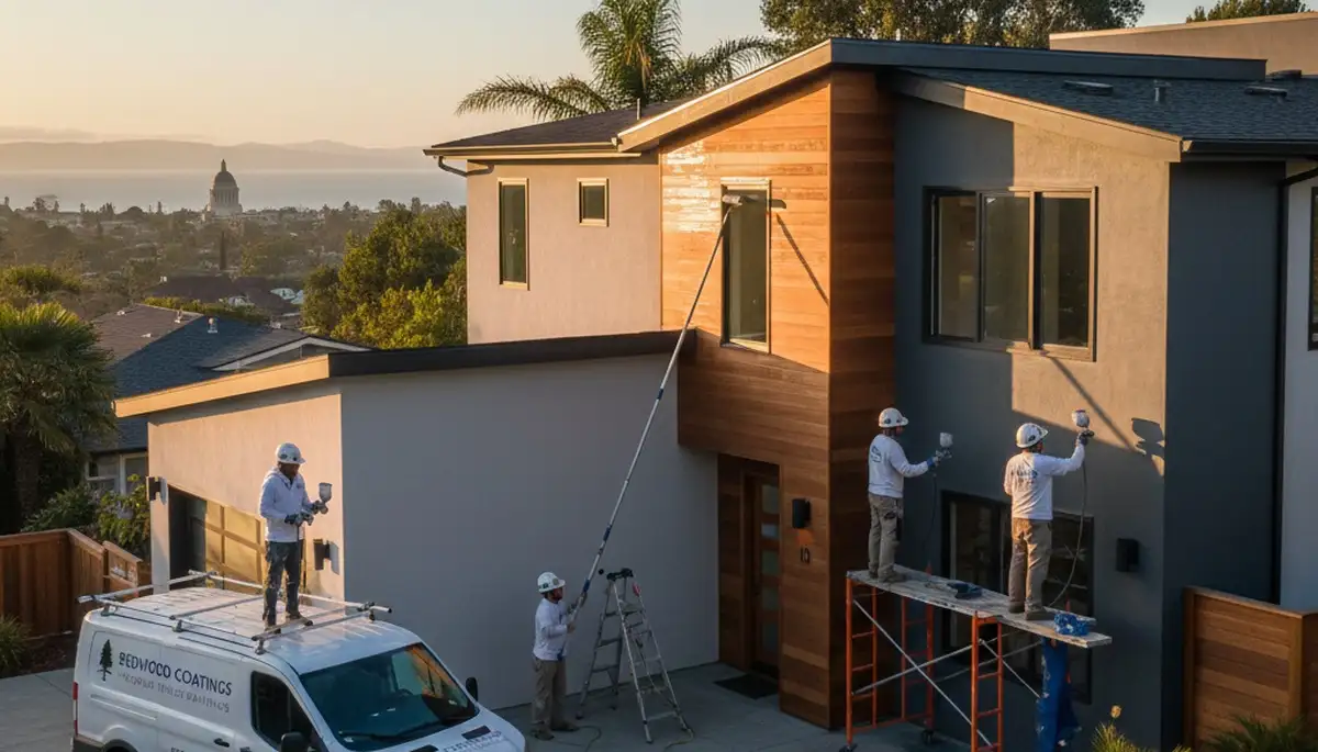 Professional house painting service in San Mateo CA transforming home exteriors with expert painters