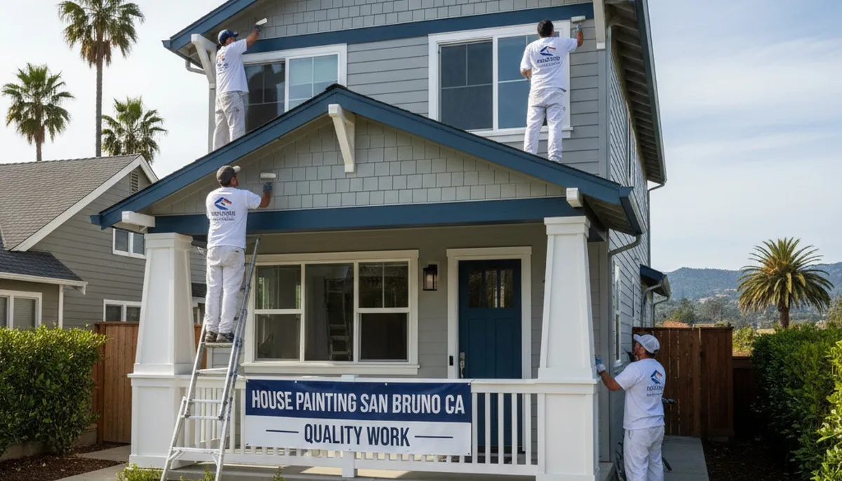 Professional house painting service in San Mateo, CA exterior home painters