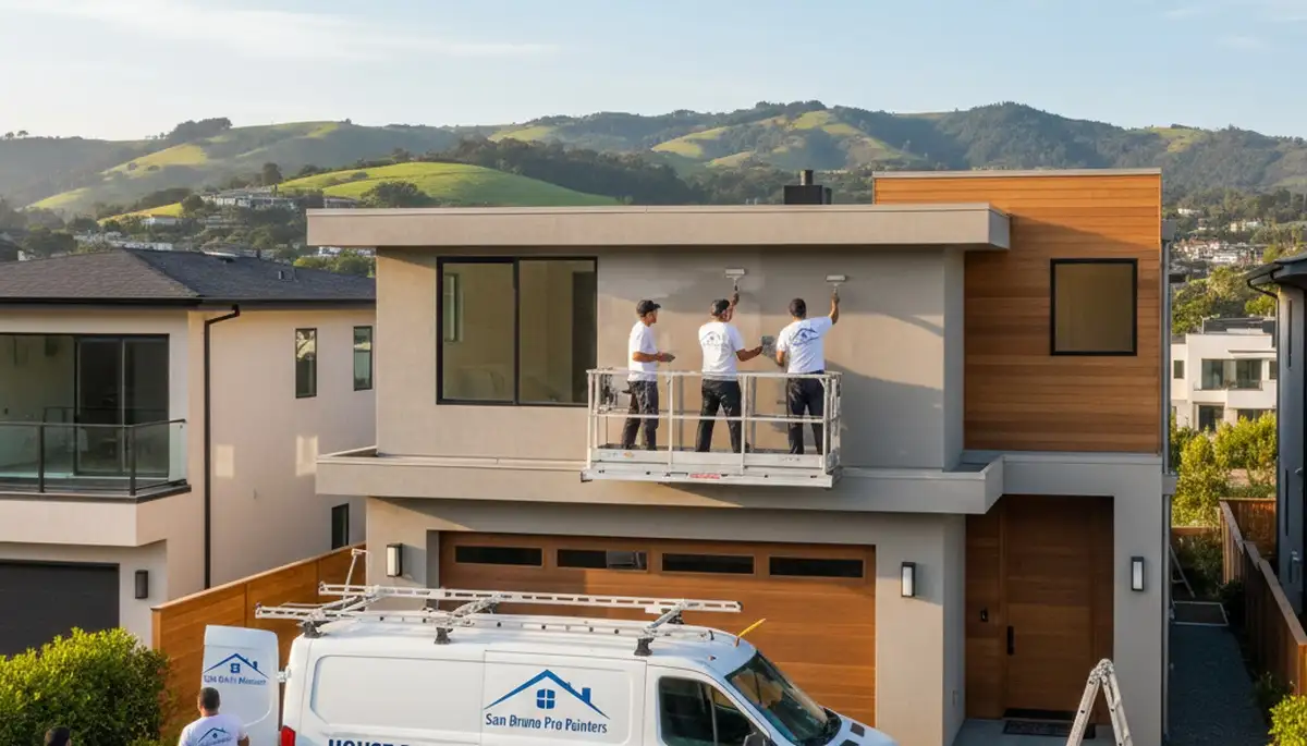 Professional house painters in San Mateo CA providing expert exterior home painting services