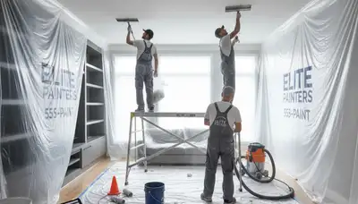 Professional popcorn ceiling removal and repainting in San Mateo, CA home interior